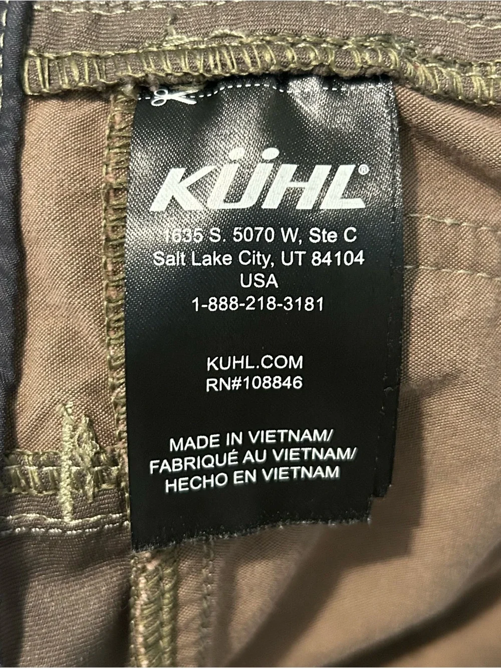 Kuhl Pants Mens 30x30 Brown Radikl Hiking Outdoor Pant Utility 5109